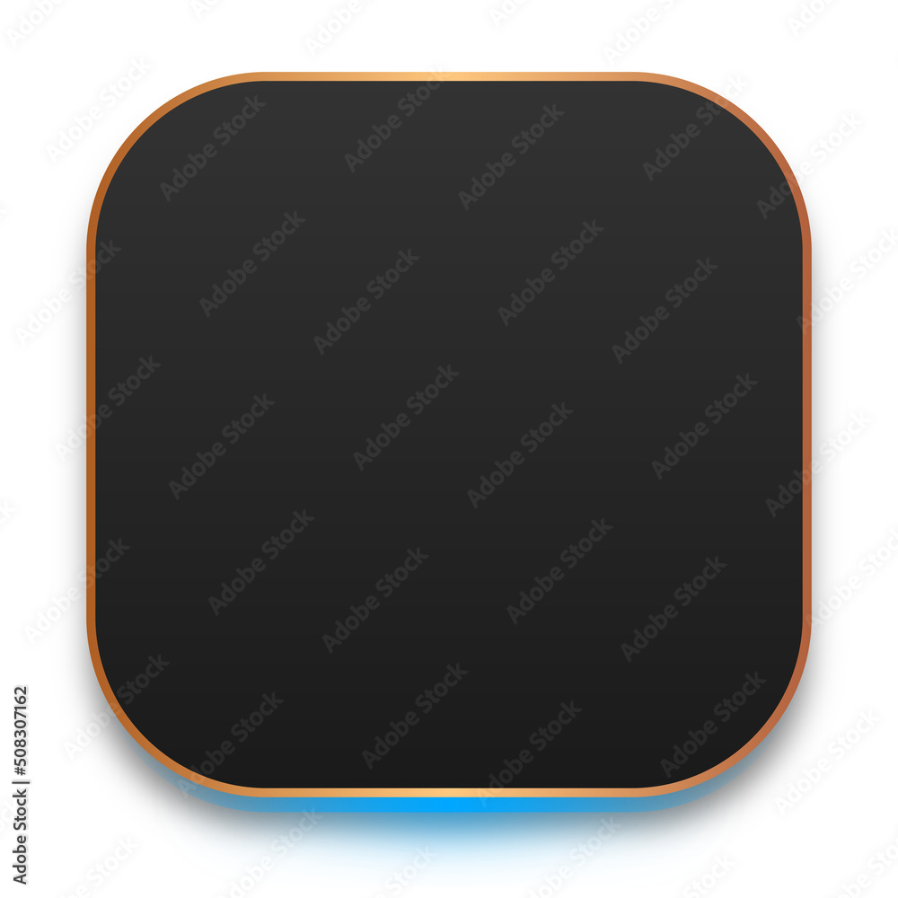 neon dark square banner
