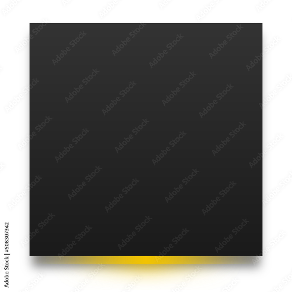 neon dark square banner
