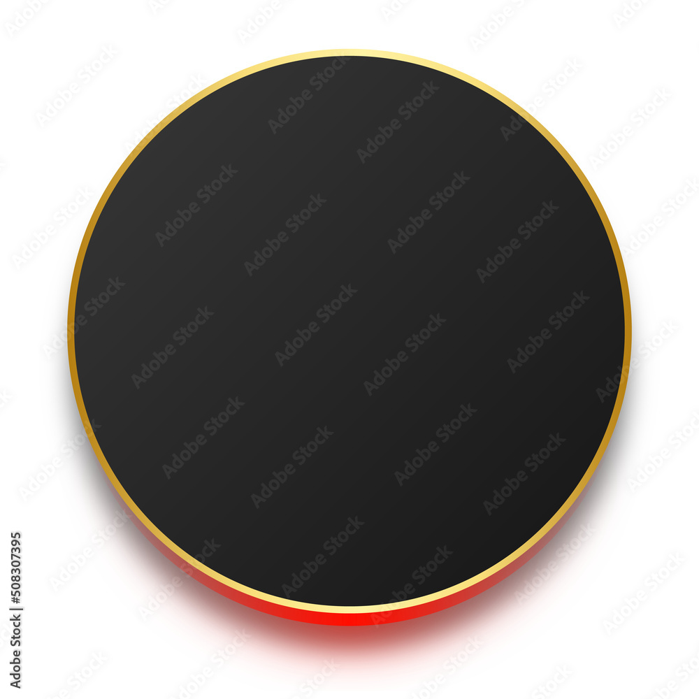 neon dark circle banner
