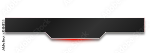 dark rectangle neon banner
