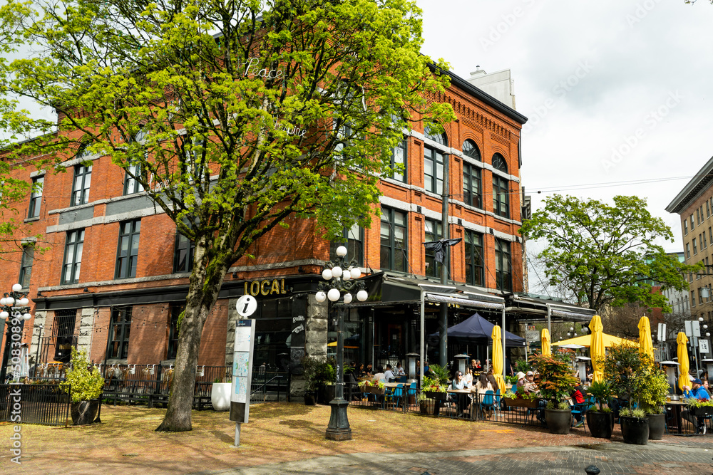 Naklejka premium LOCAL Eatery in Gastown, Vancouver, British Columbia, Canada