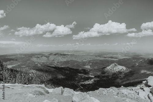 snow covered mountains