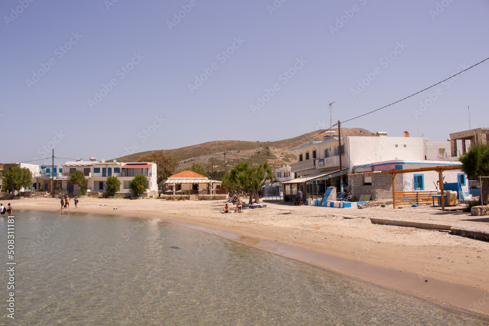 Pserimos is small Greek Island in Aegean Sea.