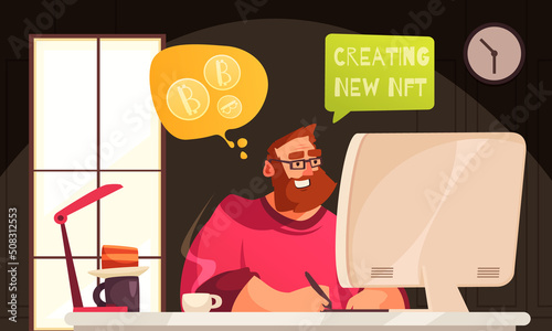 NFT Vector Illustration