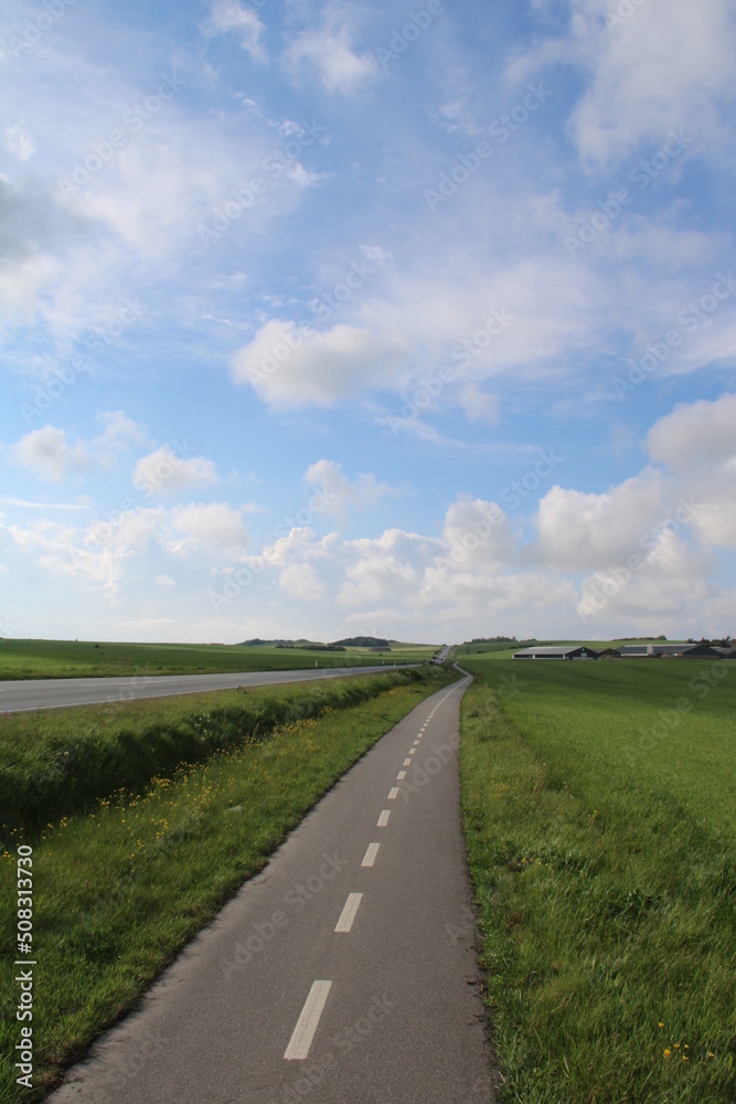 Cycling routes in Denmark on the Vestkystruten