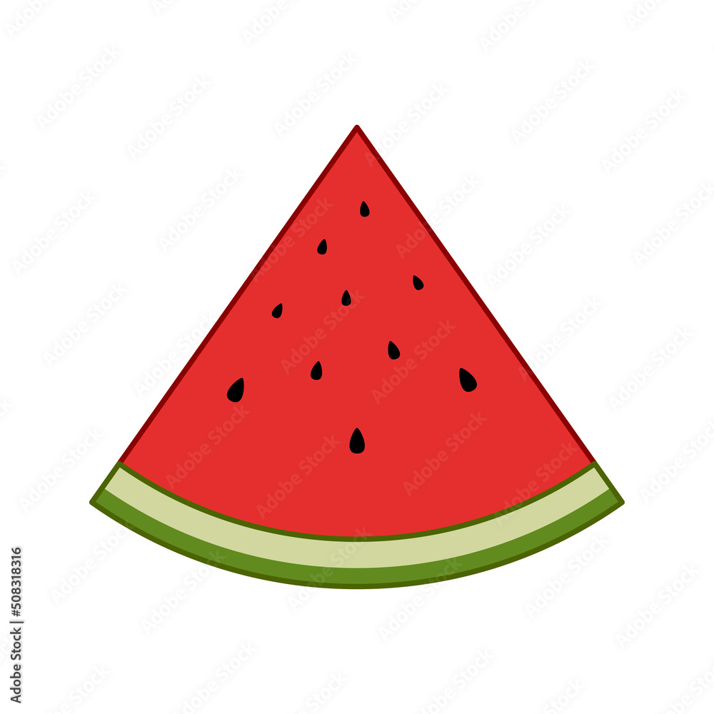 Watermelon isolated on white background Watermelon isolated on white background