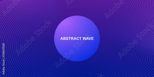 Liquid wave abstract background. Purple and blue fluid vector blob shapes banner template for social media, web sites.