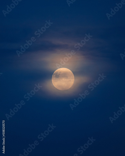 moon over water