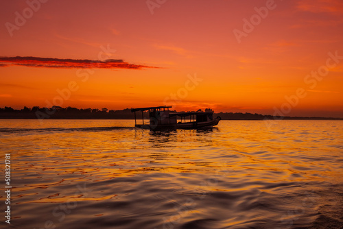 Embarcação no Rio Tocantins, Imperatriz - Maranhão	 photo