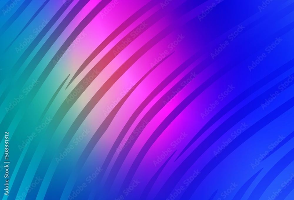 Obraz premium Light Blue, Red vector abstract blurred background.