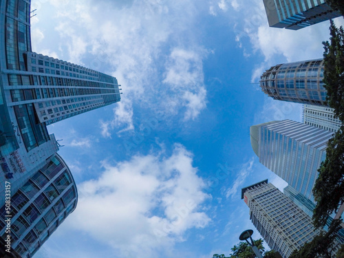 Tall buildings and blue sky during the day