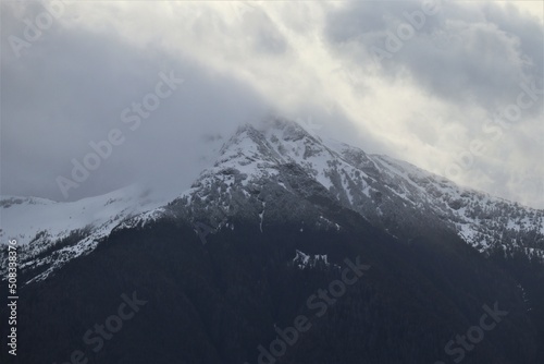 mountains in the snow Alaska © HELME