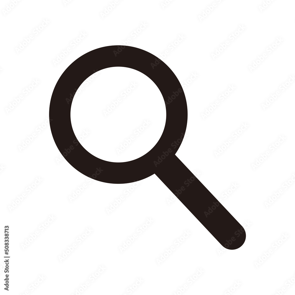 magnifying glass icon vector Illustration symbol magnifying glass icon vector Illustration symbol