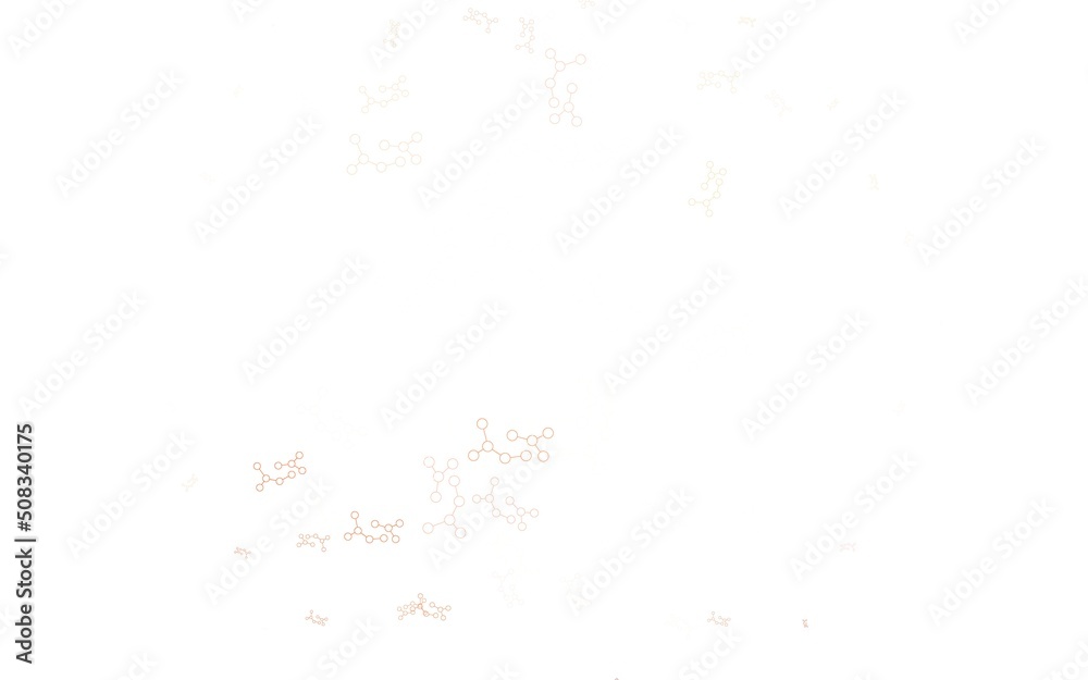 Fototapeta premium Light Red vector texture with artificial intelligence concept.