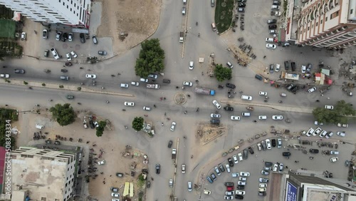 Munawar Chowrangi Drone Footage Gulsitan e Johar ,Karachi, Pakistan photo