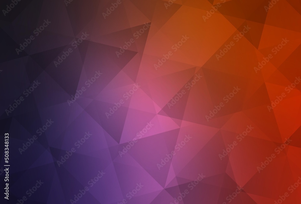 Dark Pink, Red vector shining triangular background. Dark Pink, Red vector shining triangular background.