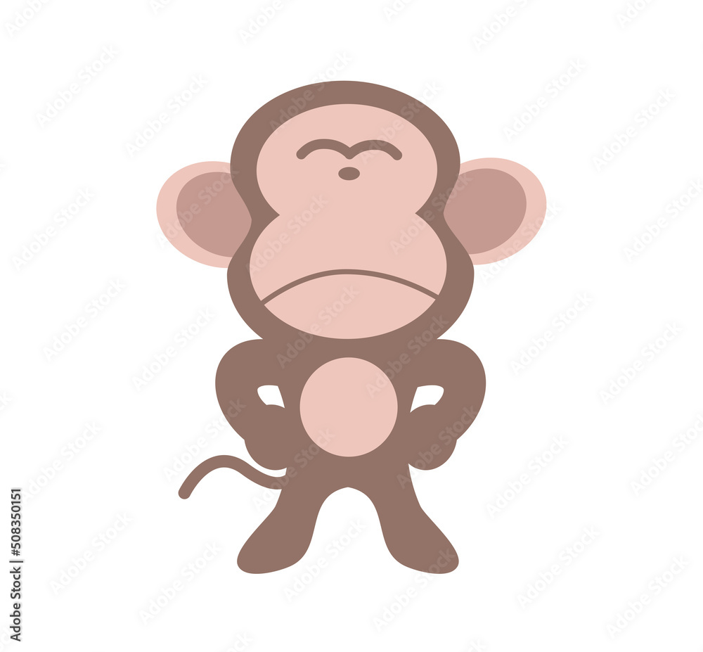おさるのキャラクター 自信 おさるのキャラクター 自信