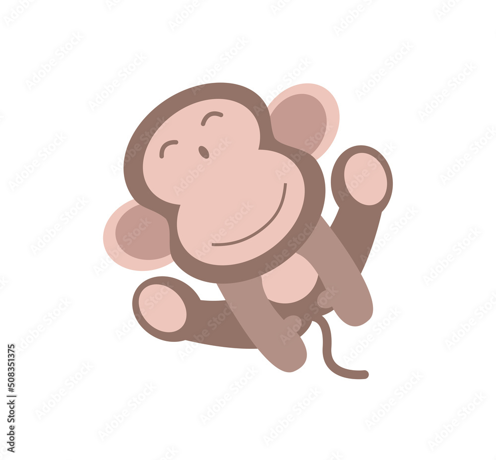 おさるのキャラクター ジャンプ おさるのキャラクター ジャンプ