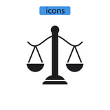 balance icons  symbol vector elements for infographic web