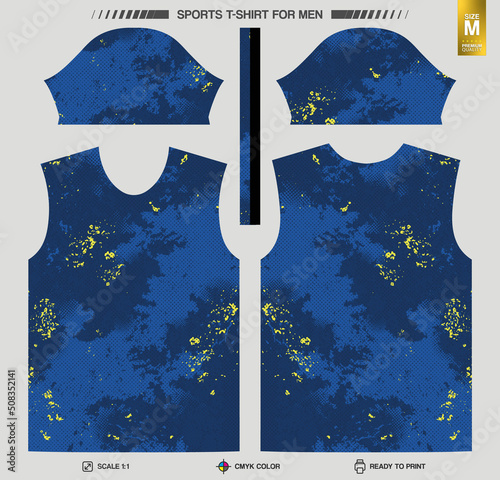 Ready to print sports t-shirt