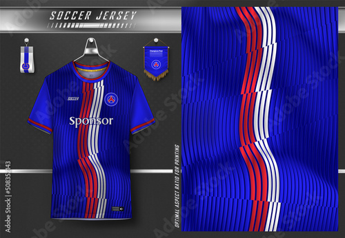 Soccer jersey design for sublimation, sport t shirt design