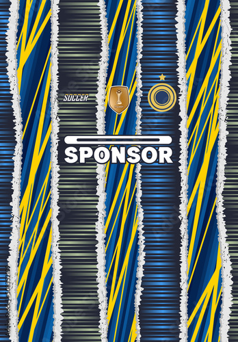 Soccer jersey design for sublimation 