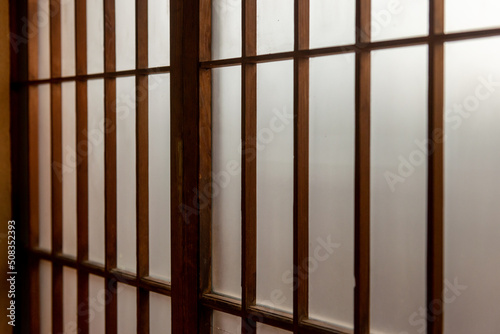 Wallpaper Mural 障子　磨りガラス　荒間格子　建具　古民家 Torontodigital.ca