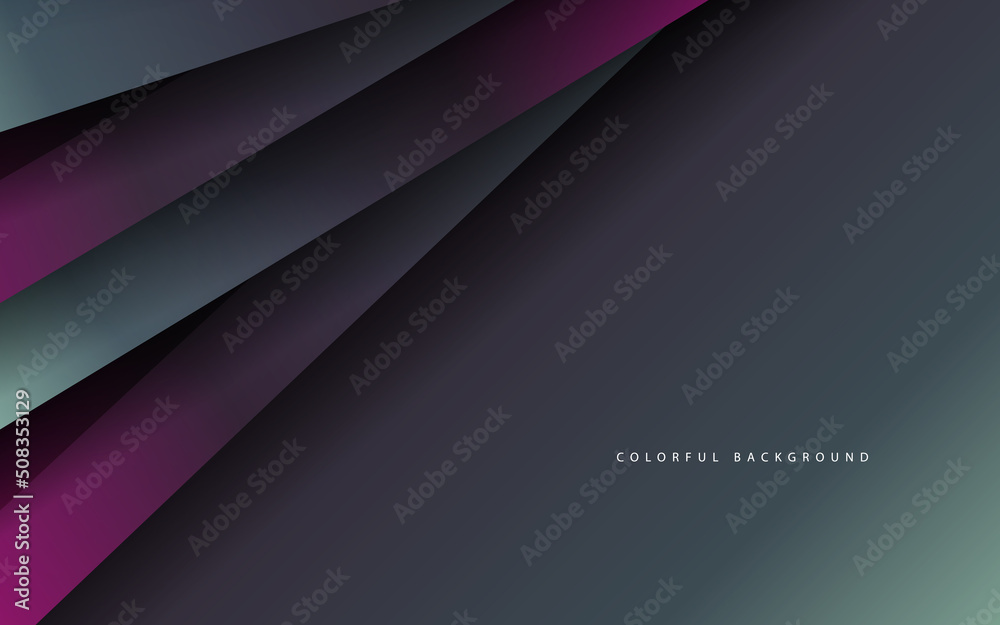 Abstract overlap layer dark color background