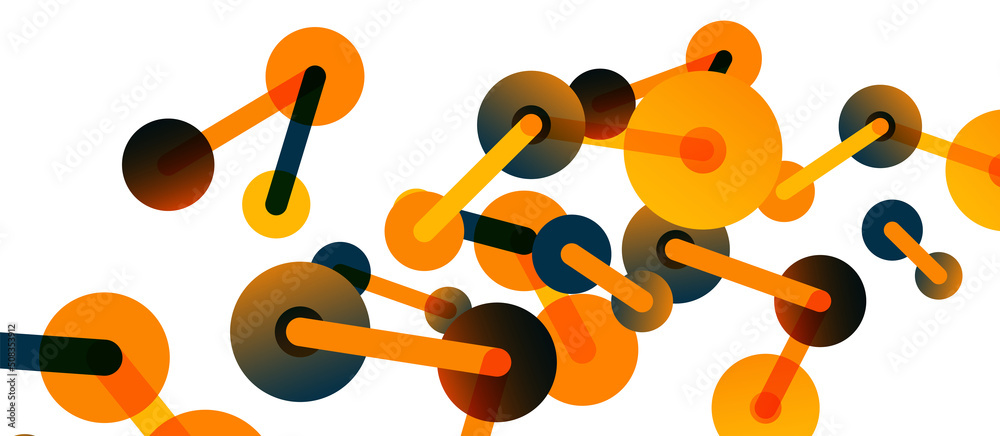 Network concept abstract background. Dots connection. Big data idea. Business template for wallpaper, banner, background or landing Network concept abstract background. Dots connection. Big data idea. Business template for wallpaper, banner, background or landing