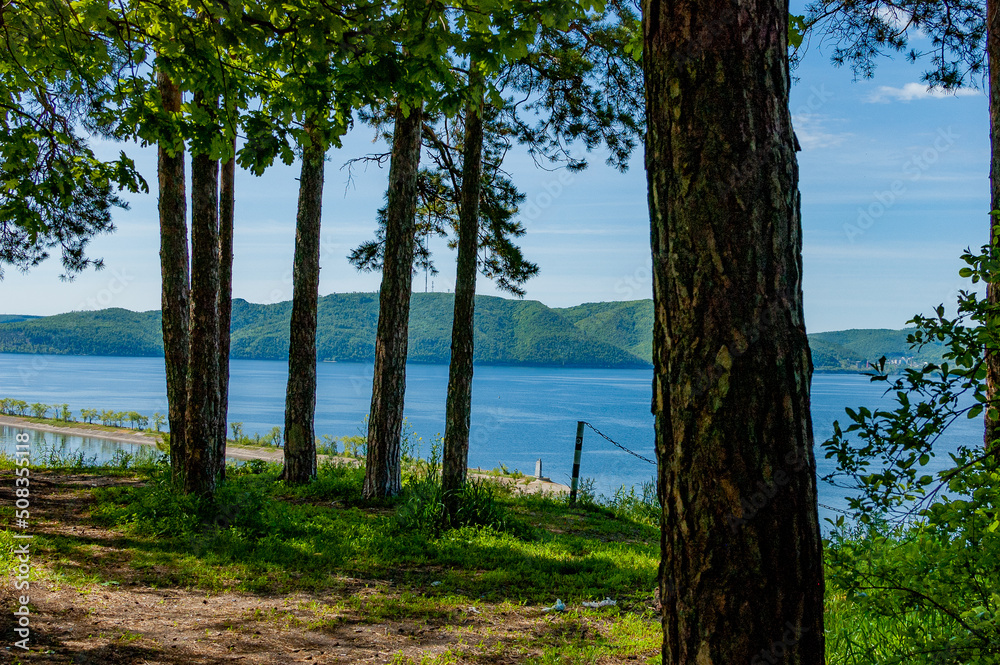 View of the Volga River from the Zhigulyov Mountains! View of the Volga River from the Zhigulyov Mountains!