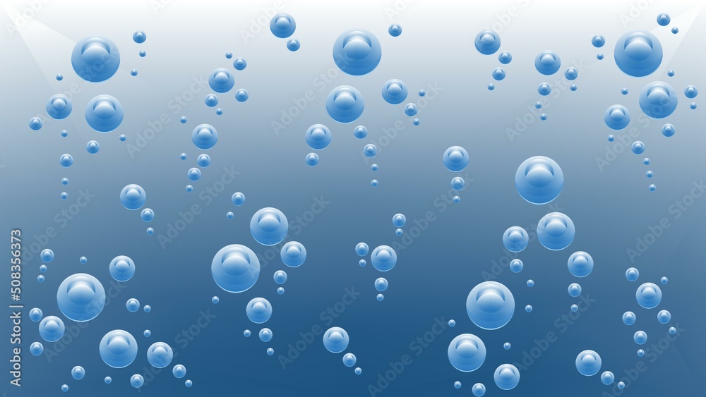 wallpaper - water bubbles floating on the surface of the water