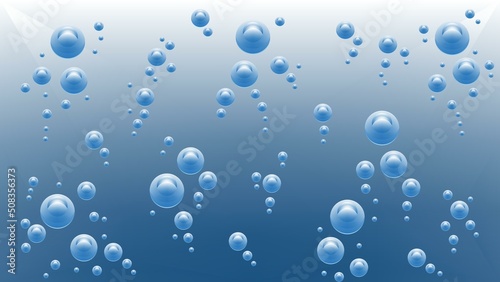 wallpaper - water bubbles floating on the surface of the water