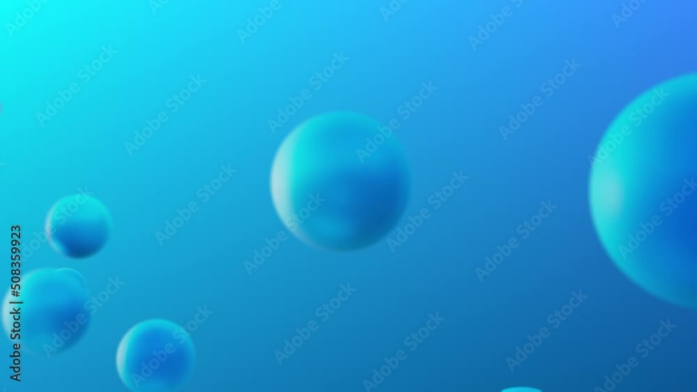 Abstract floating 3d balls in air Abstract floating 3d balls in air