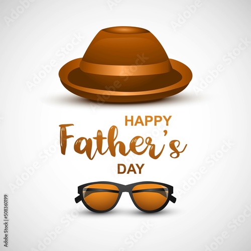 Happy fathers day wishes greeting card background