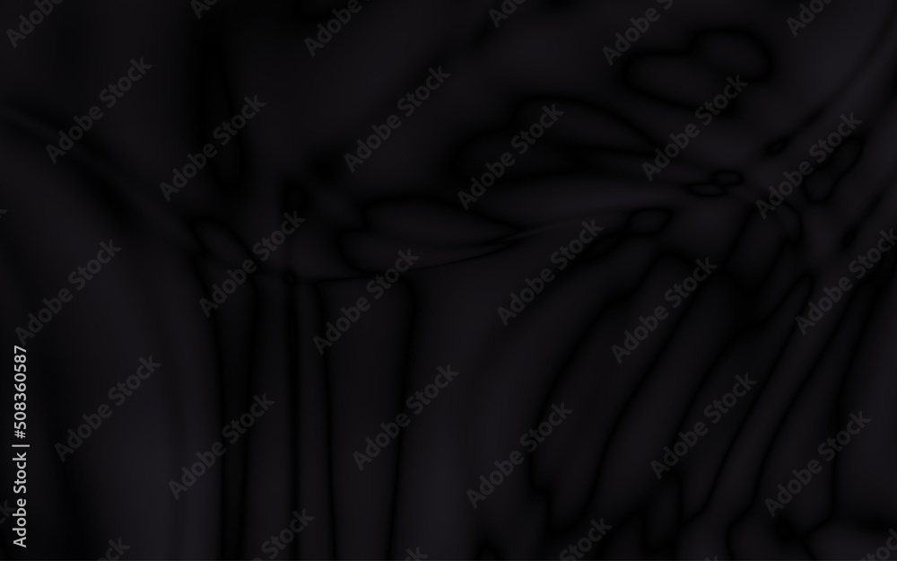Fototapeta premium Black silk fabric texture background