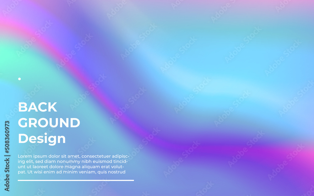 Naklejka premium gradient defocused abstract smooth lines color background