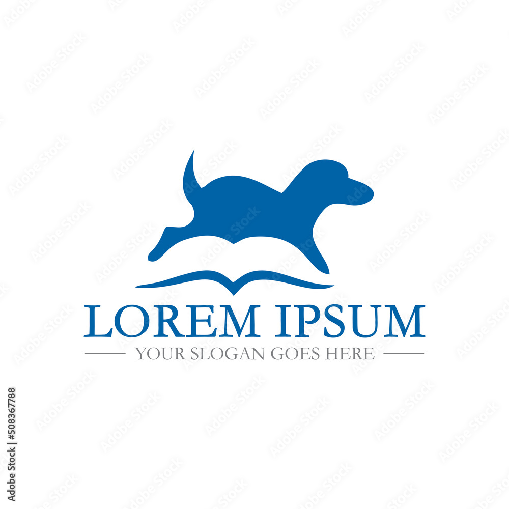 Naklejka premium pets care logo , veterinary logo