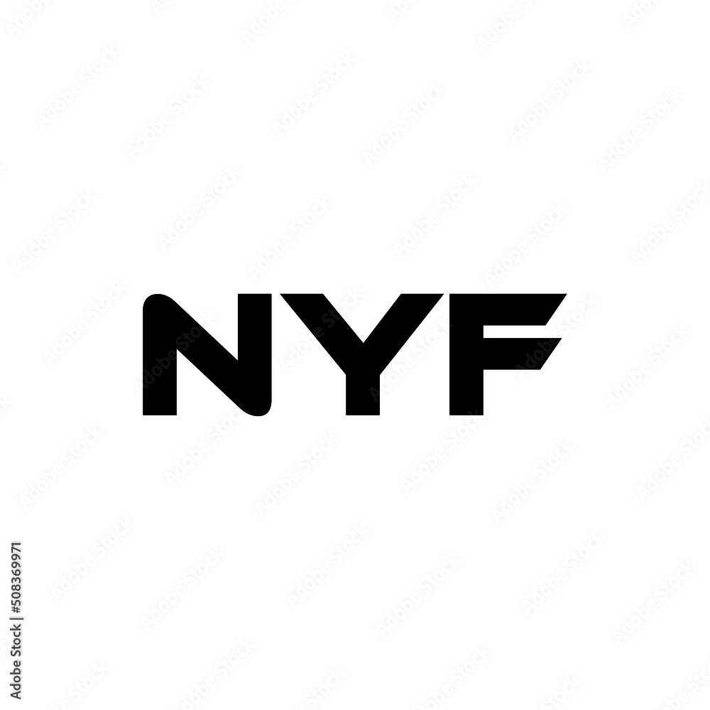 NYF letter logo design with white background in illustrator, vector logo modern alphabet font overlap style. calligraphy designs for logo, Poster, Invitation, etc. NYF letter logo design with white background in illustrator, vector logo modern alphabet font overlap style. calligraphy designs for logo, Poster, Invitation, etc.