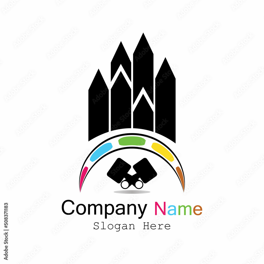 BUILDING PAINT VECTOR LOGO ICON BUILDING PAINT VECTOR LOGO ICON