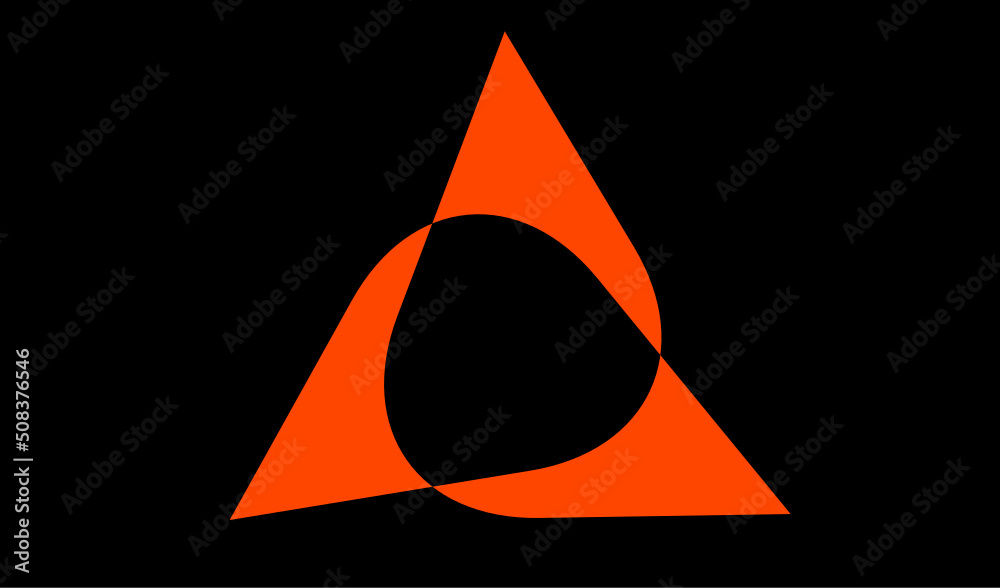 Fototapeta premium geometric and abstract shape for logo