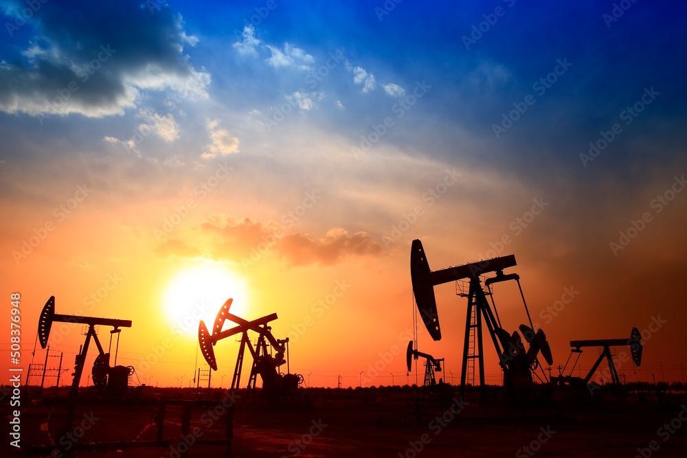 The oil pump, industrial equipment The oil pump, industrial equipment