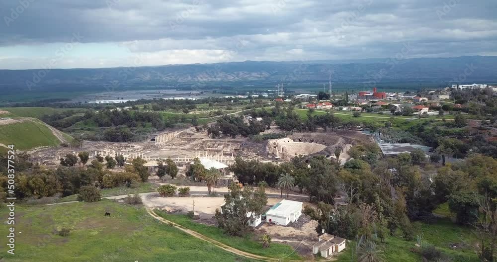 Ancient Scythopolis in Beit Shean, Israel Ancient Scythopolis in Beit Shean, Israel