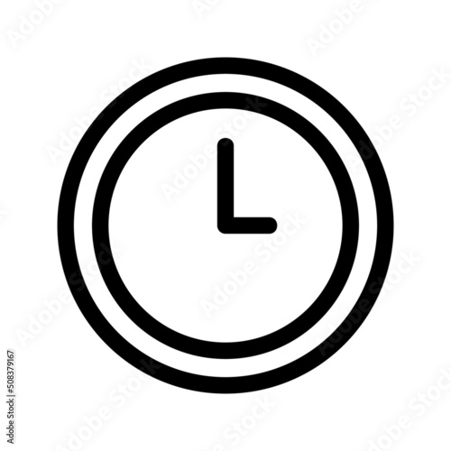 business hours icon or logo isolated sign symbol vector illustration - high quality black style vector icons
