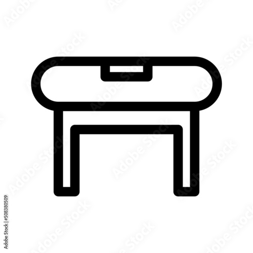 desk icon or logo isolated sign symbol vector illustration - high quality black style vector icons
