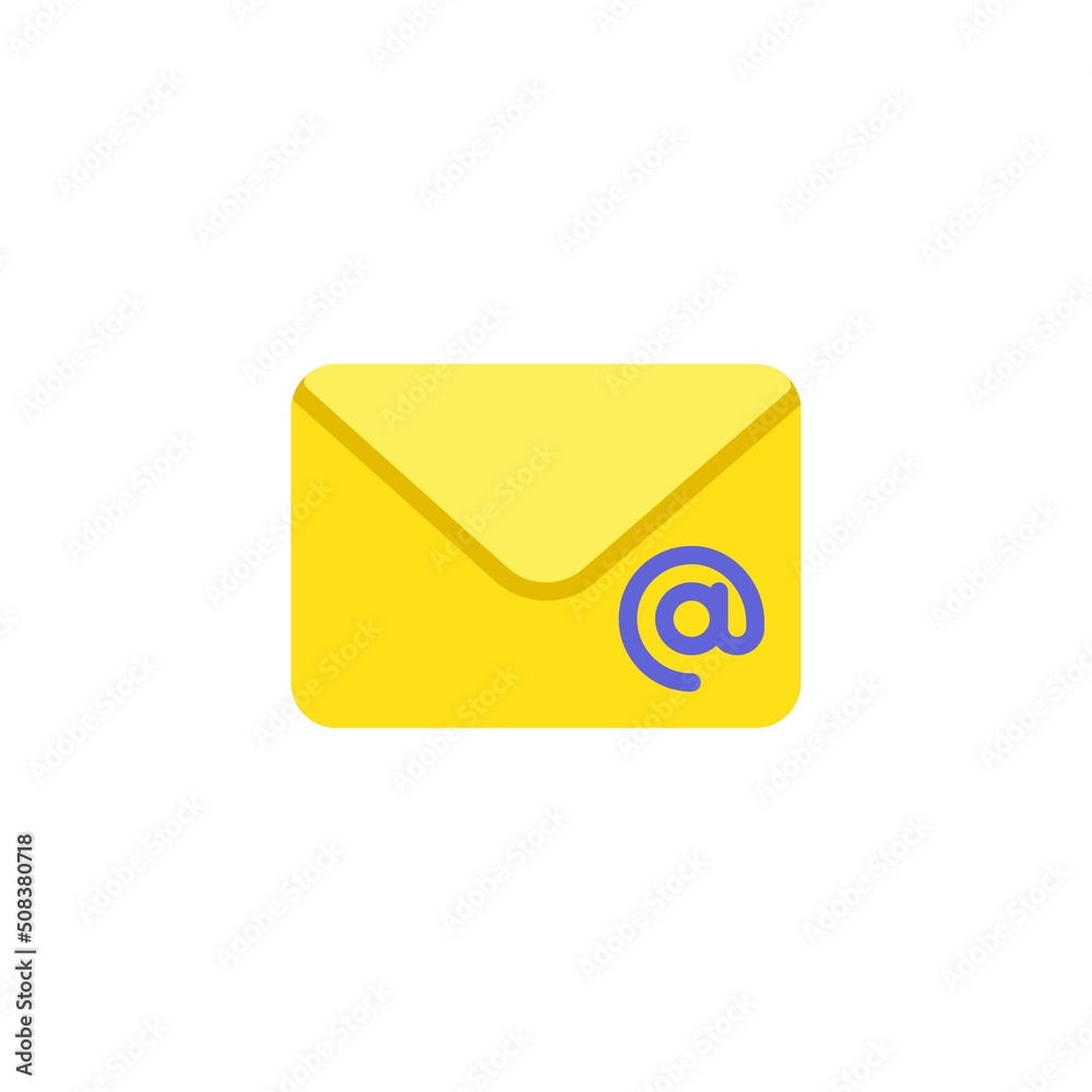 Obraz premium Email message flat icon