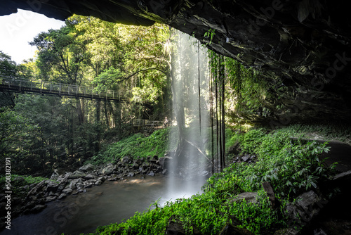 Crystal Shower Falls in Dorigo National Park, NSW, Australia