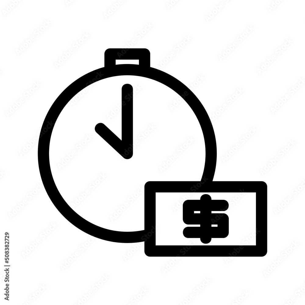 time is money icon or logo isolated sign symbol vector illustration - high quality black style vector icons
time is money icon or logo isolated sign symbol vector illustration - high quality black style vector icons