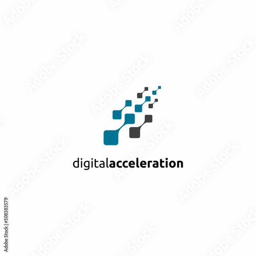 Digital acceleration logo