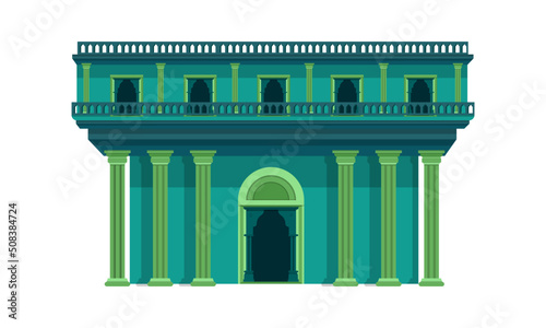 Indian Old House Vector