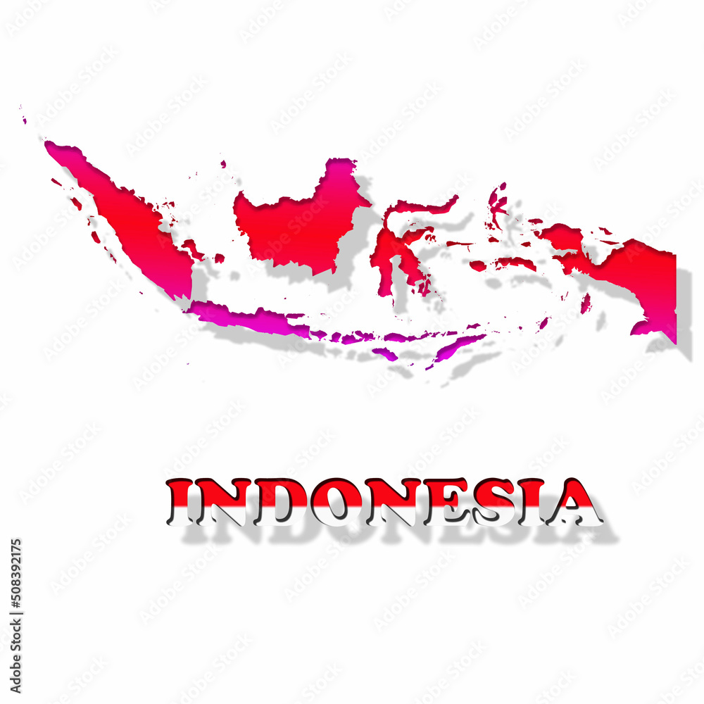 Indonesia-map-vector